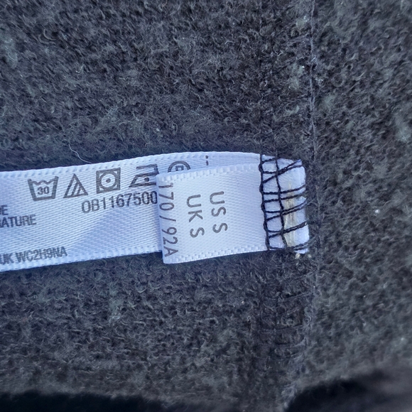 Free People FP Beach Black Knit Maxi Dress Small Oversized A-Line Sleeveless - Picture 16 of 16